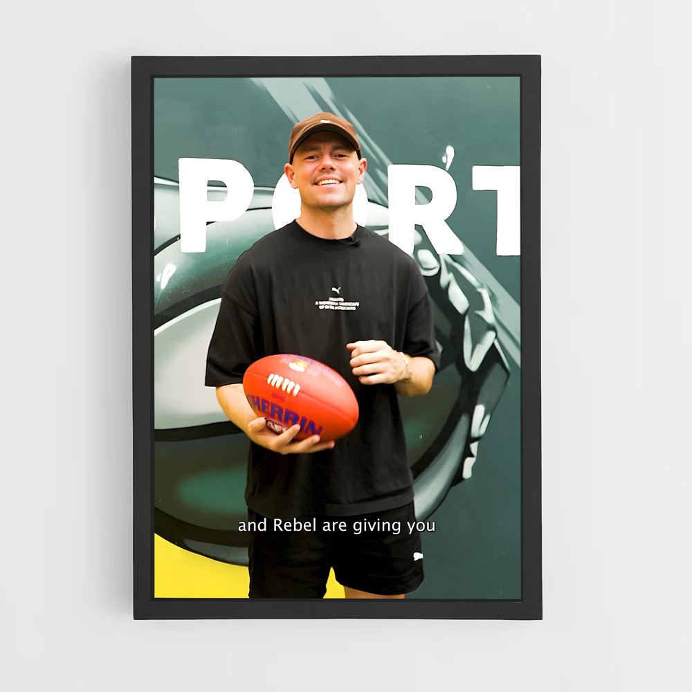 Poster Le Gardien de la Finale – affiche Football australien (vue 2)